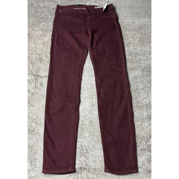 Fox Racing Women’s Ripper Jeggings  Burgundy Size 7/ 28 New $79.50 - Picture 2 of 16